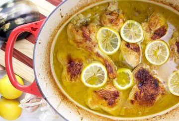 Lemon & Garlic Chicken Stew